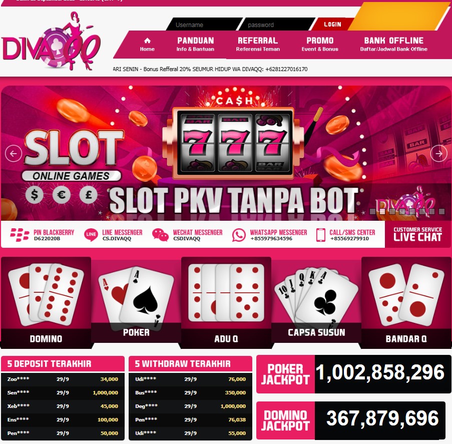 DIVAQQ : Link Super Situs PKV GAMES Hack Qiu Qiu Menang Besar